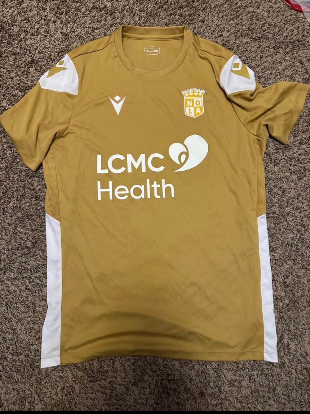 Official team issued/licensed NOLA Gold training top